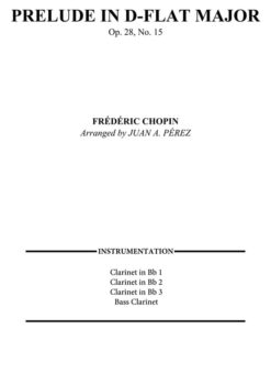 Prelude in D-flat Major Op. 28, No. 15